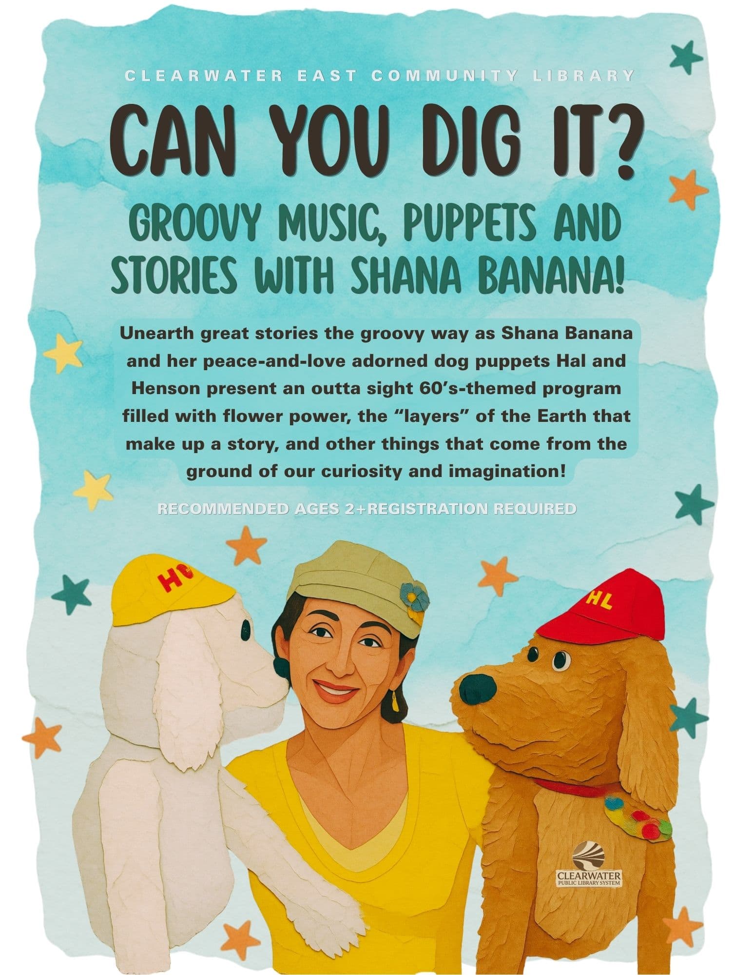 Can You Dig It? Groovy Music, Puppets and Stories with Shana Banana! *Registration Required*