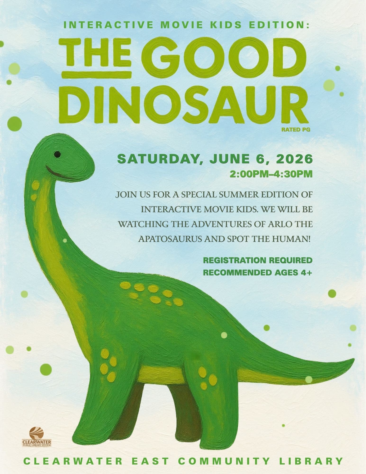 Interactive Movie Kids Edition: The Good Dinosaur